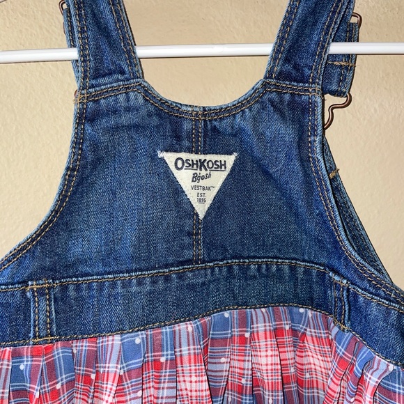 Oshkosh Overall Jumper skirt 18 months - Picture 6 of 6